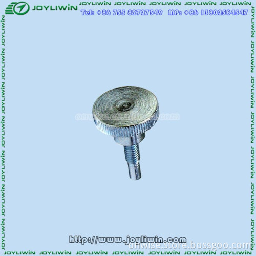 Automatic precision lathe and CNC machines white zinc plated steel turning part